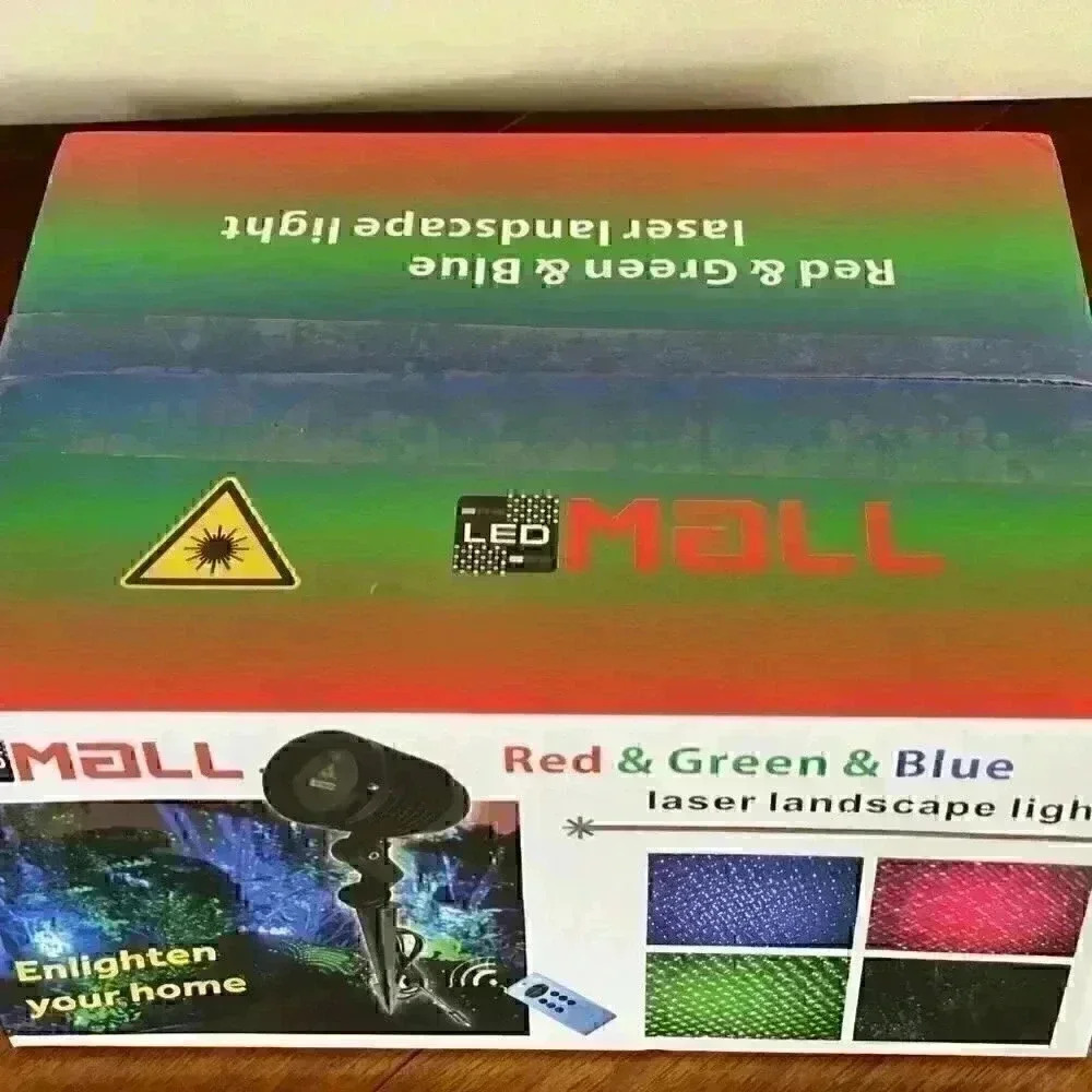 LedMAll Remote Controllable RGB Laser  Outdoor Gardee Landscape Lights SAVE $50 - Picture 13 of 15